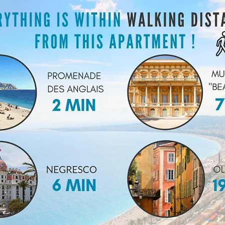Apartment Nestor&Jeeves - Palais Nicole - Central - Very Close Sea